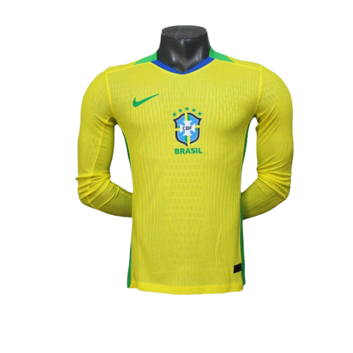 Brazil 25/26 I Home Jersey - Long Sleeve