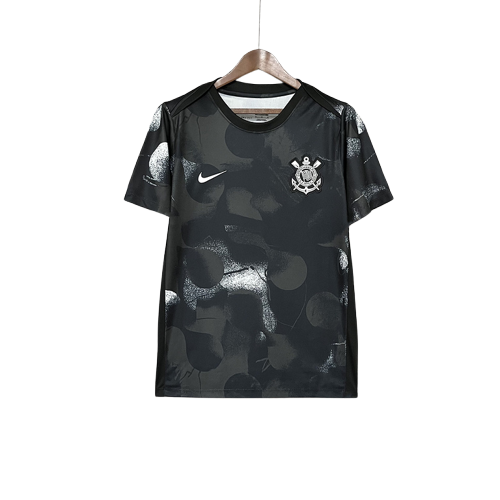 Corinthians 25/26 Pre-Match Jersey - Black - Fan Version