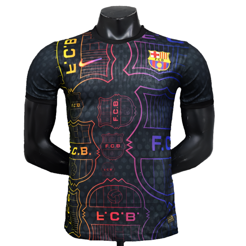 Barcelona 25/26 Special Edition Jersey - Black, Yellow, and Red - Player Version