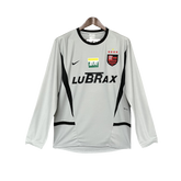 Flamengo 02/03 Goalkeeper Grey Jersey - Long Sleeve Retro Version