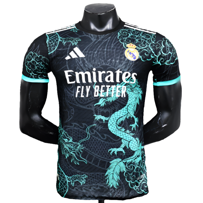 Real Madrid 25/26 Special Edition Jersey - Black and Sky Blue - Player Version