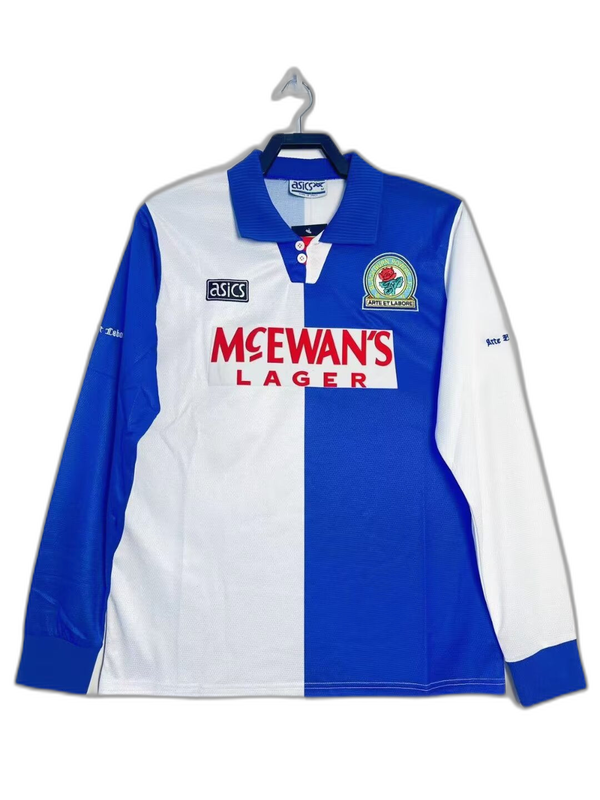 Blackburn Rovers 94/95 I Home Jersey - Long Sleeve Retro Version