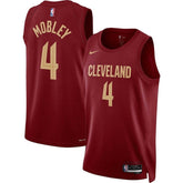 Evan Mobley Cleveland Cavaliers 22/23 NBA Jersey Wine - Icon Edition