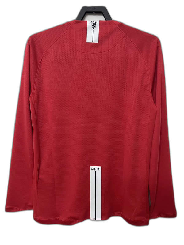 Manchester United 07/08 I Home Jersey - Long Sleeve Retro Version