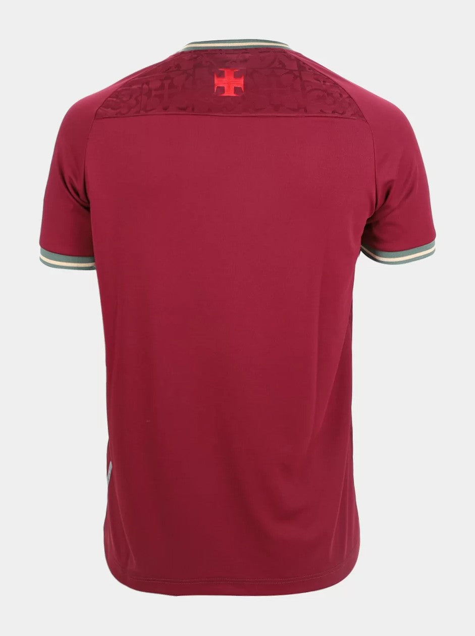 Vasco 22/23 Goalkeeper Jersey - Burgundy - All Sponsors - Fan Version