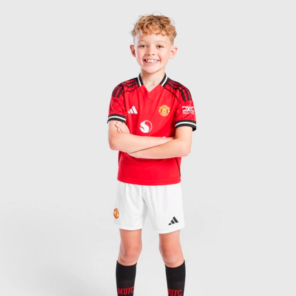 Manchester United 2025/26 Home – Kit Kids