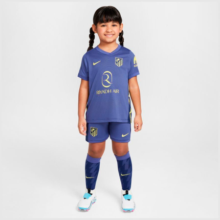 Atletico Madrid 2025/26 Away – Kit Kids