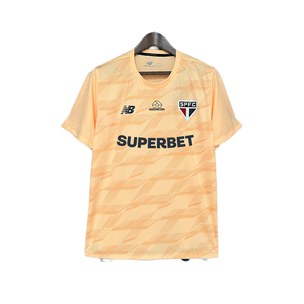 Sao Paulo 24/25 Training Jersey - Beige - All Sponsors - Fan Version