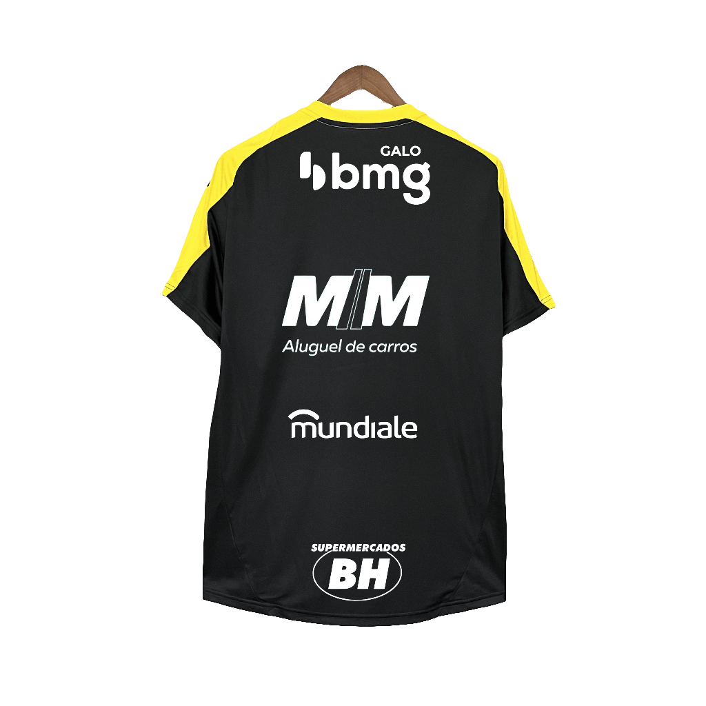 Atletico Mineiro 25/26 Training Jersey - All Sponsors - Black - Fan Version