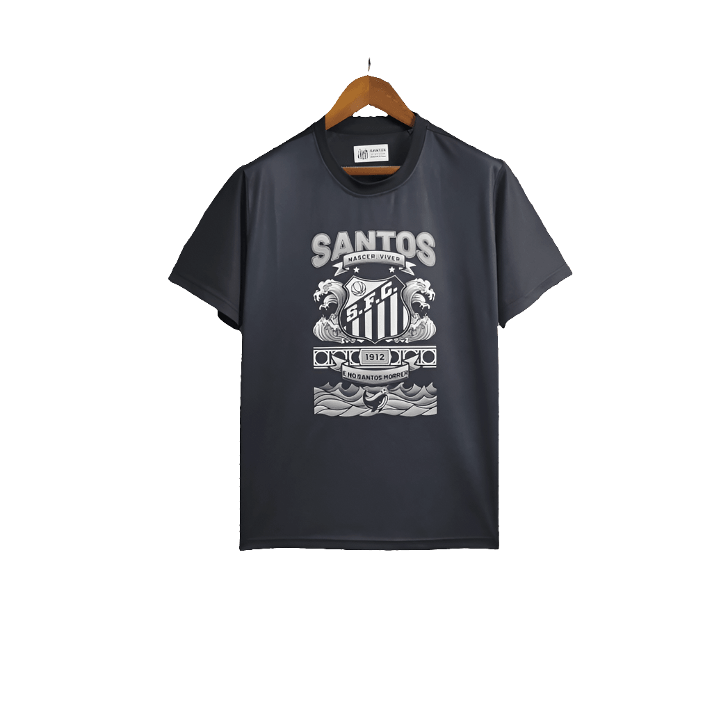 Santos 25/26 Casual Edition Jersey - Black - Fan Version