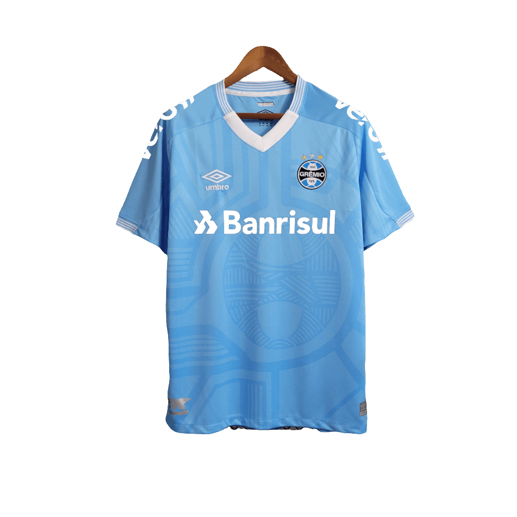 Gremio 23/24 Special Edition Jersey - Sky Blue - All Sponsors - Fan Version