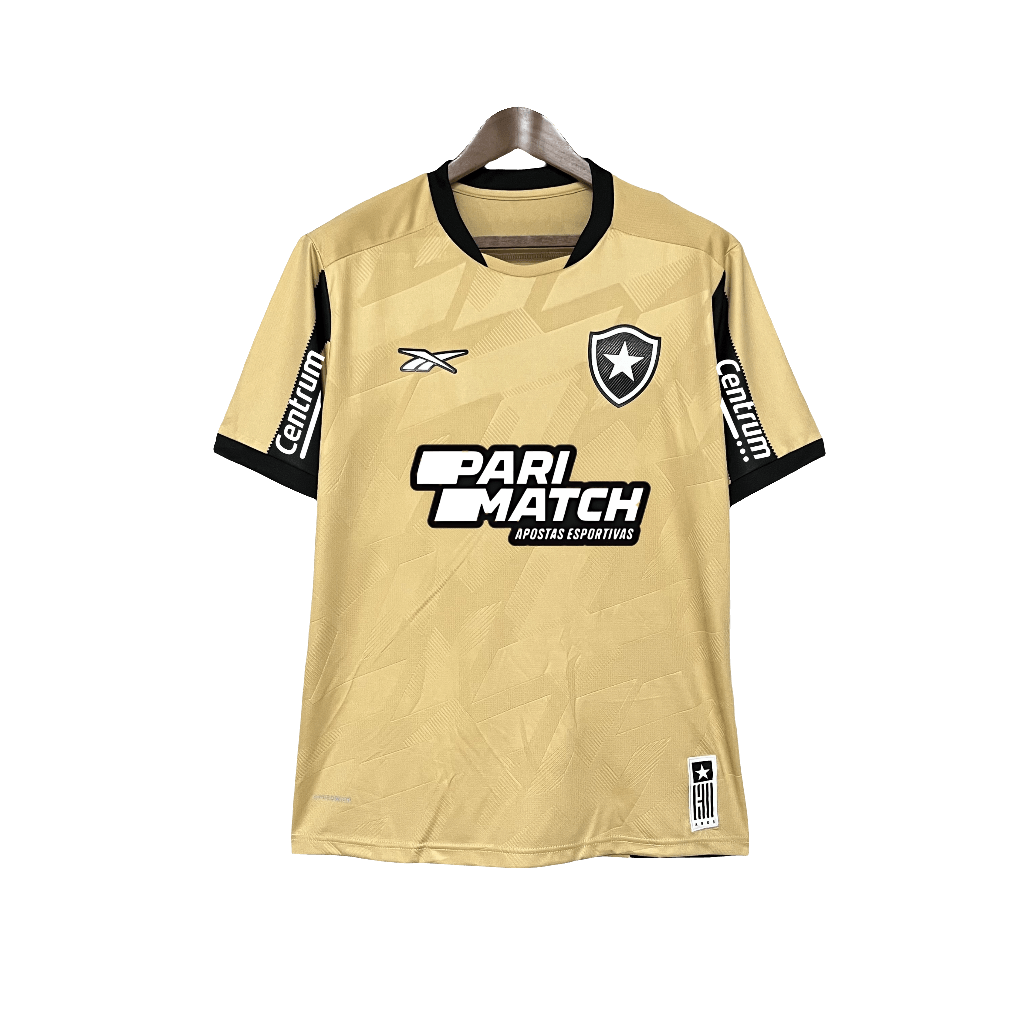 Botafogo 24/25 Goalkeeper Jersey - Gold - All Sponsors - Fan Version