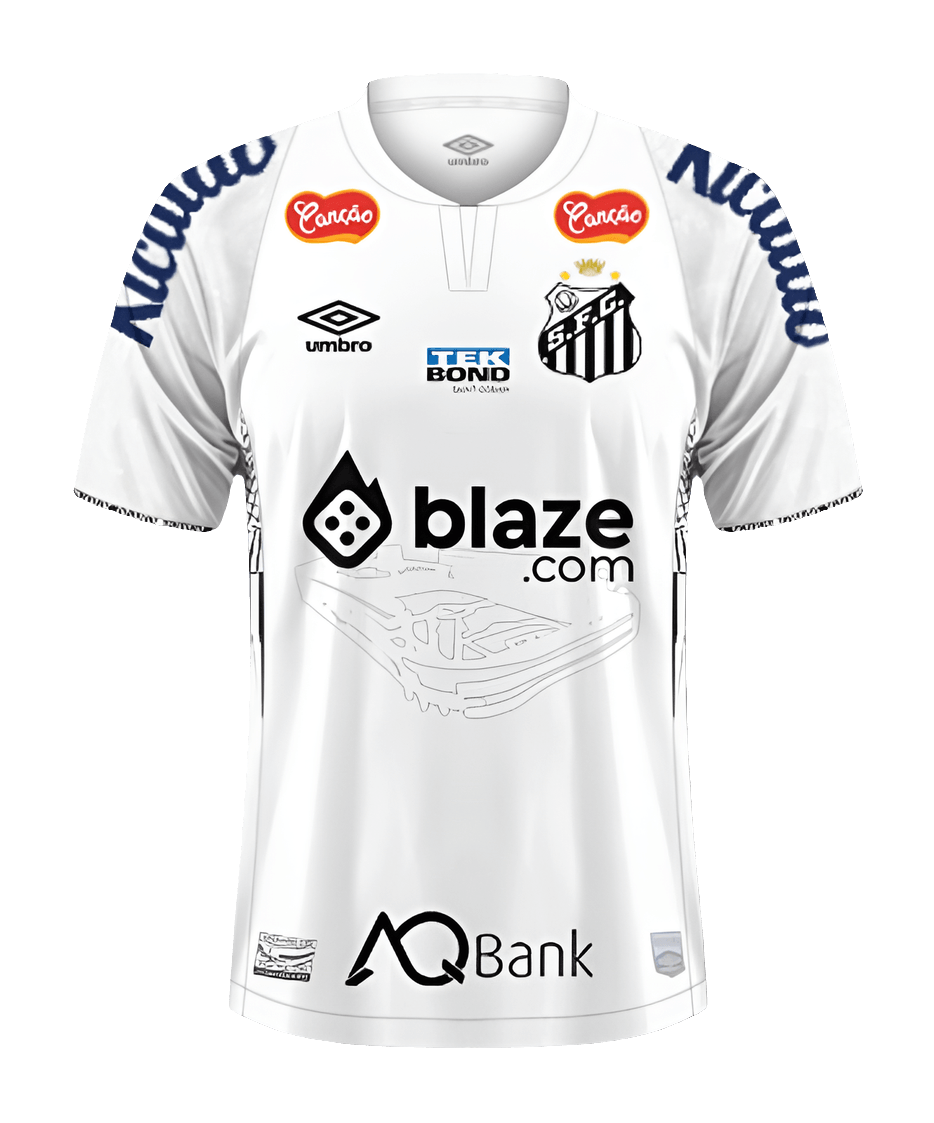 Santos 24/25 I Home Jersey - All Sponsors - Fan Version