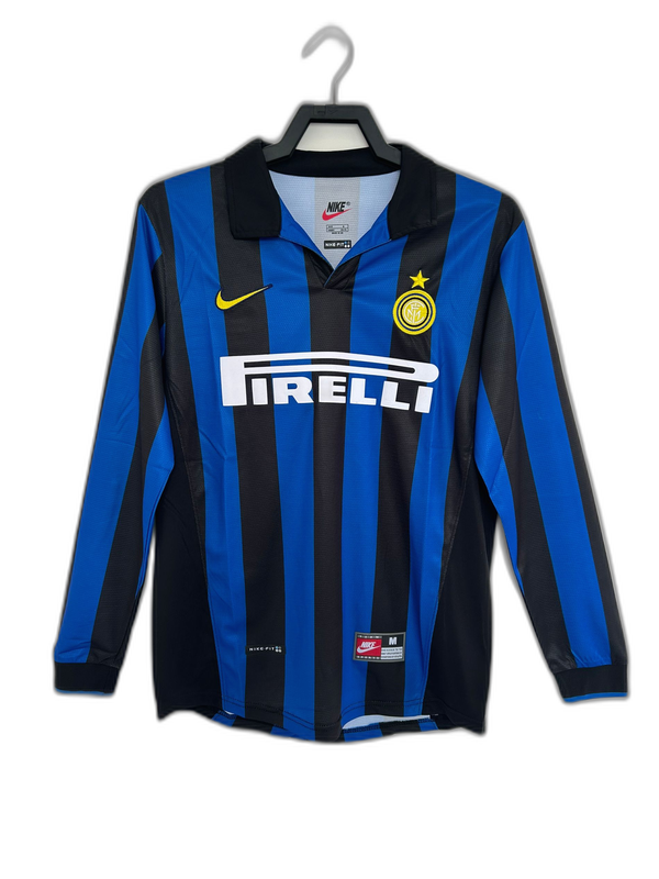 Inter Milan 98/99 I Home Jersey - Long Sleeve Retro Version